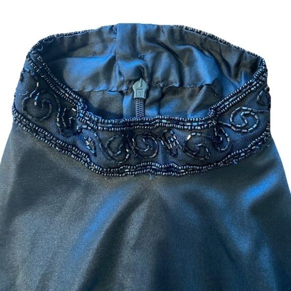 Laurence Kazar sequin halter gown Y2K size large black - Picture 5 of 9